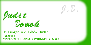 judit domok business card